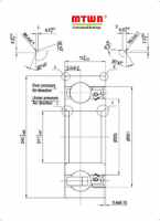 Cuscinetto Utensile Manuale Elettrico 6203 W13 FvLy TN9 A3 C3 V2 L10-6 per Utensile Elettrico per Lavorazione del Legno HUSQVARNA